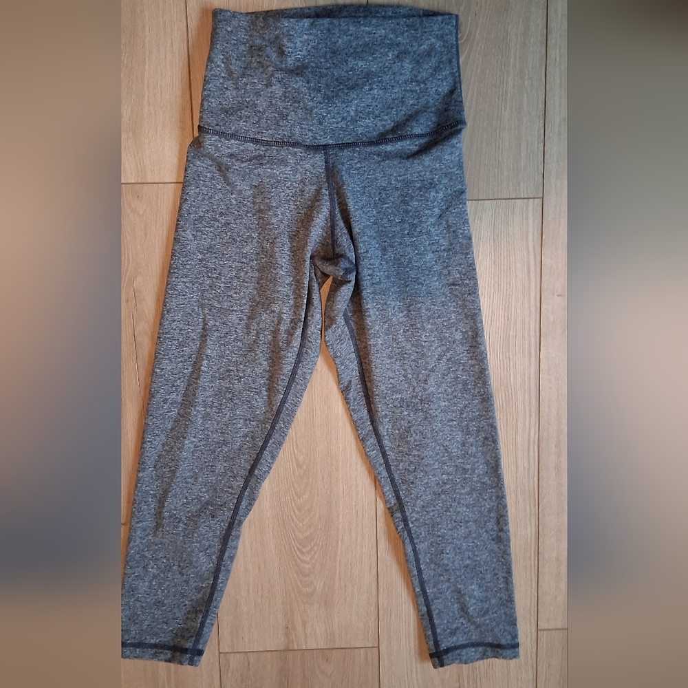 High-Waisted Gray Leggings